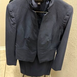 Ann Taylor Midnight Blue Blazer (size 4) and matching dress (size 2)